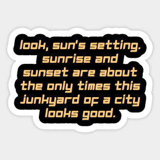 sunset Sticker